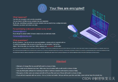 遭遇encrypted勒索病毒 認識威脅與應對策略